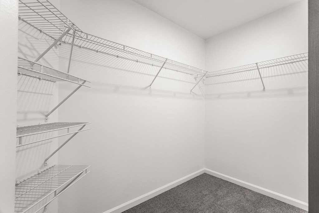 Expansive walk-in closetat Sundance Apartments, Indianapolis, IN