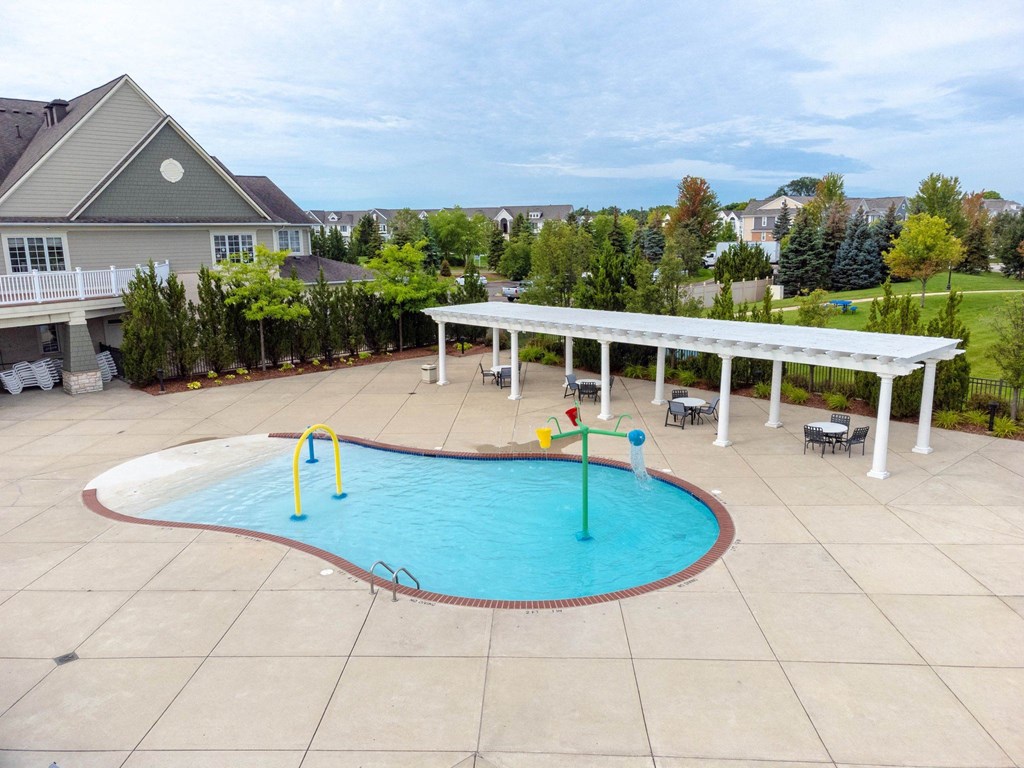 our apartments showcase a swimming poolat The Harbours Apartments, Clinton Twp, 48038