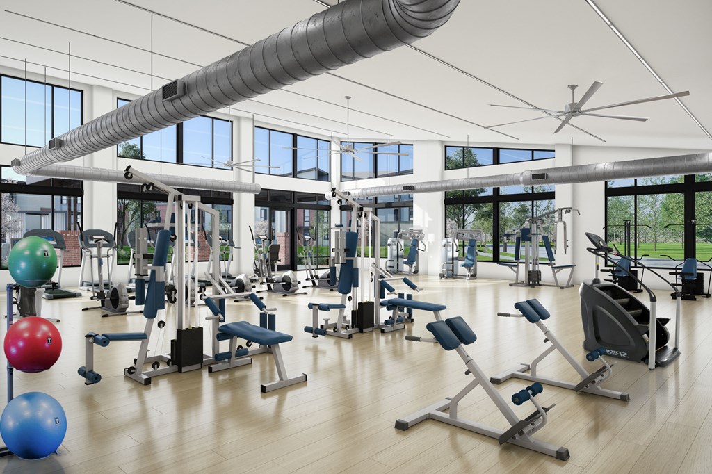 Cardio & Performance Gym Including Free Weights & Various Fitness Equipment at Upper Vue Flats, Dublin, OH