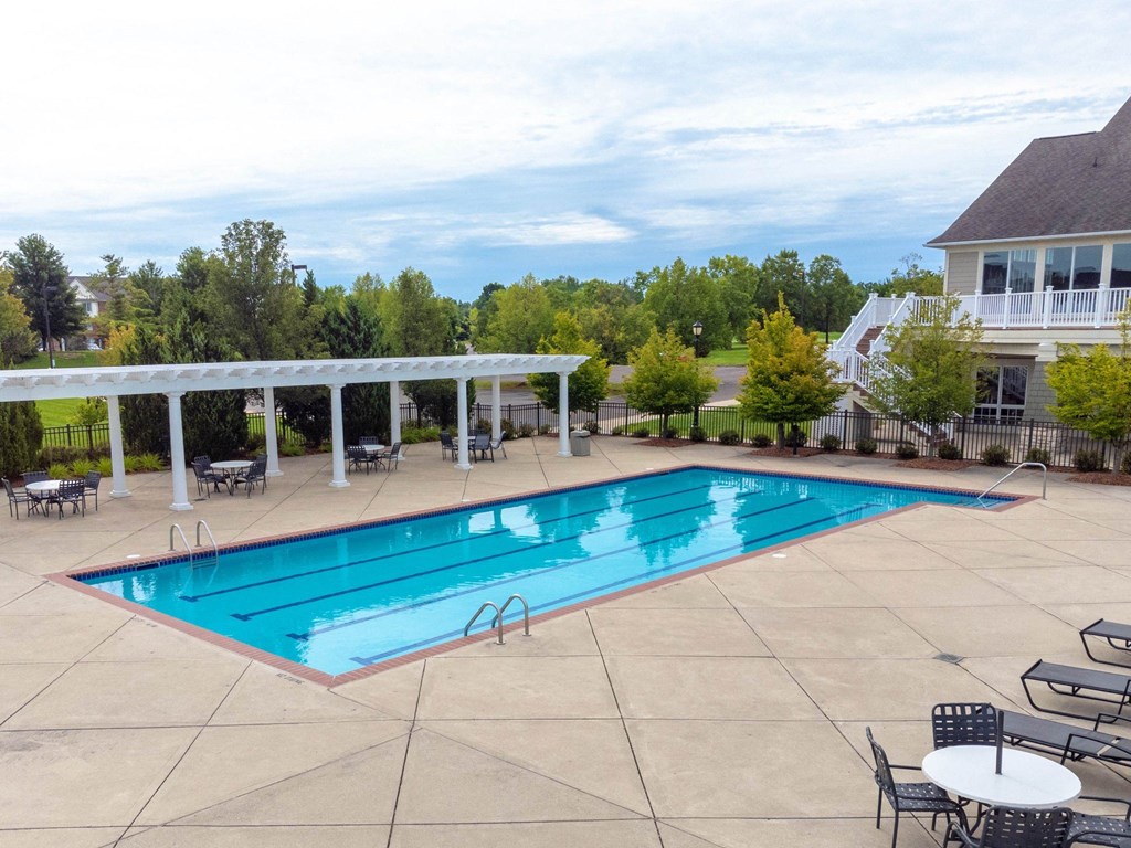take a dip in our resort style poolat The Harbours Apartments, Clinton Twp, MI, 48038