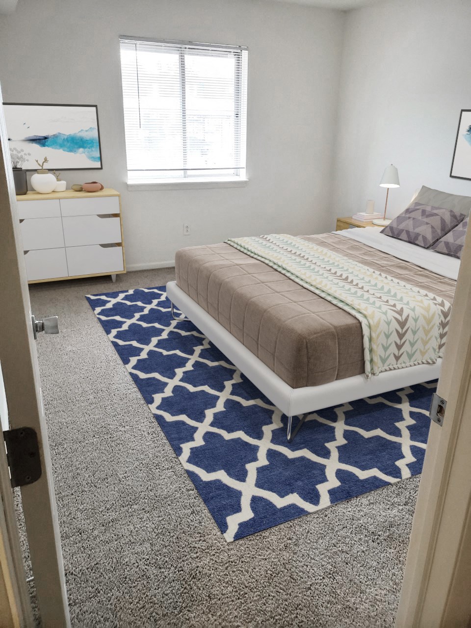 Bedroom at Timberbrook Apartments, Illinois