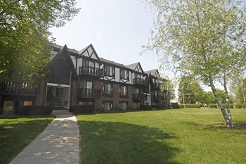 Landscaped Path at Briarwood Apartments, Michigan, 49022