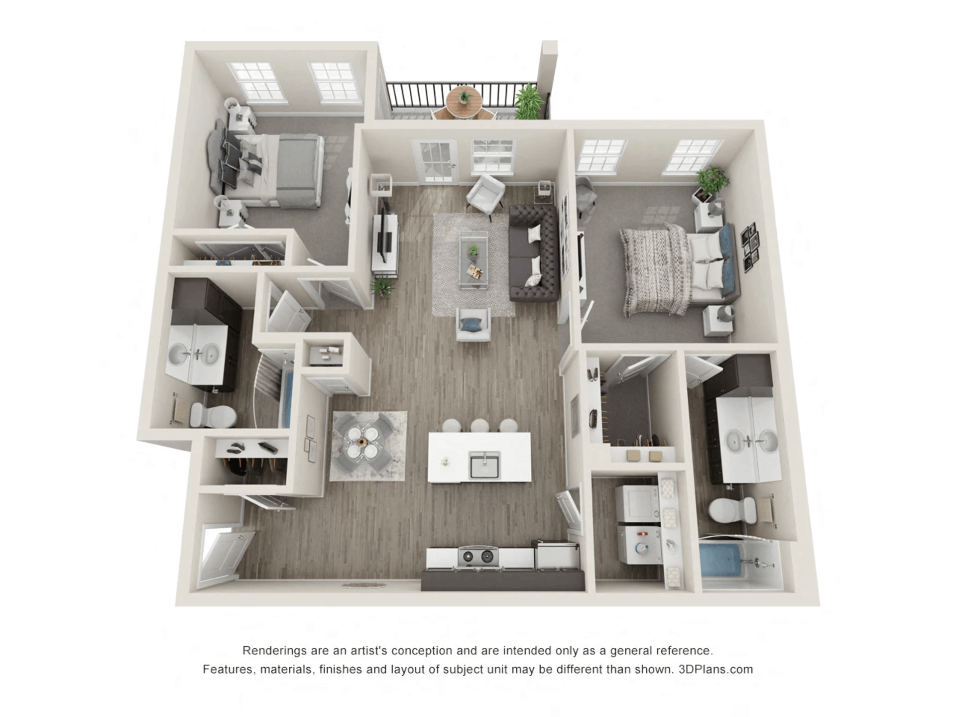 Spurce Floor Plan at 24 at Bloomfield, Bloomfield Township