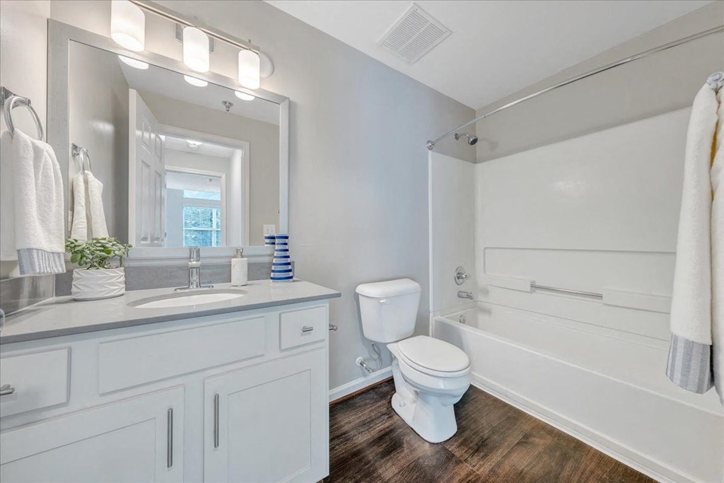 Spacious Bathroom with Garden Soaking Tub  at Trophy Club at Bellgrade, Midlothian