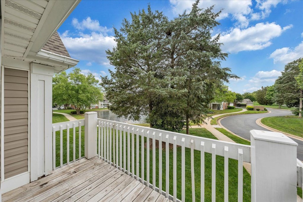 Balcony and patio options  at Trophy Club at Bellgrade, Virginia