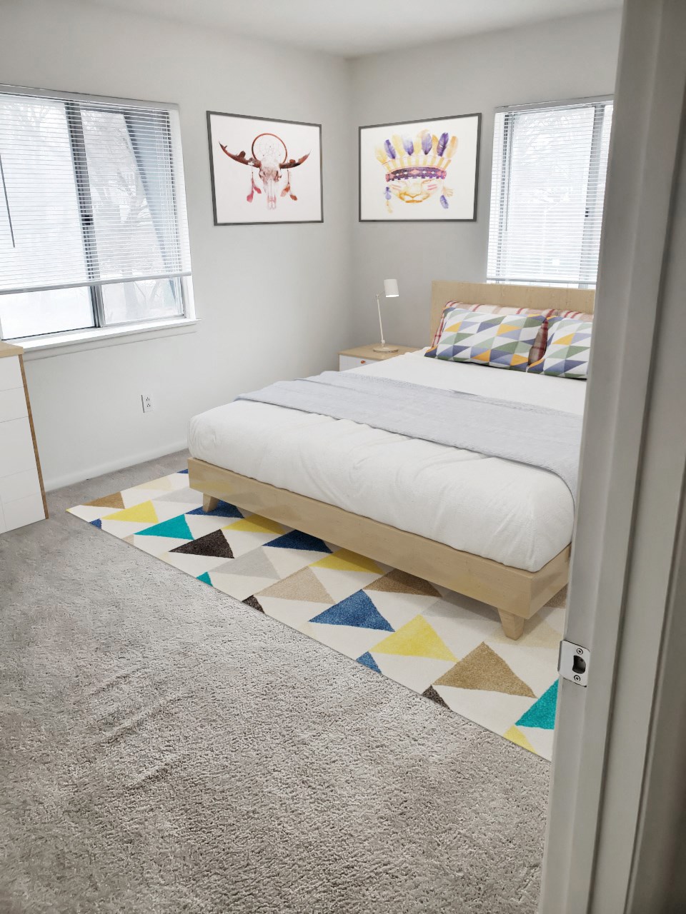 Bedroom at Timberbrook Apartments, Peoria, Illinois