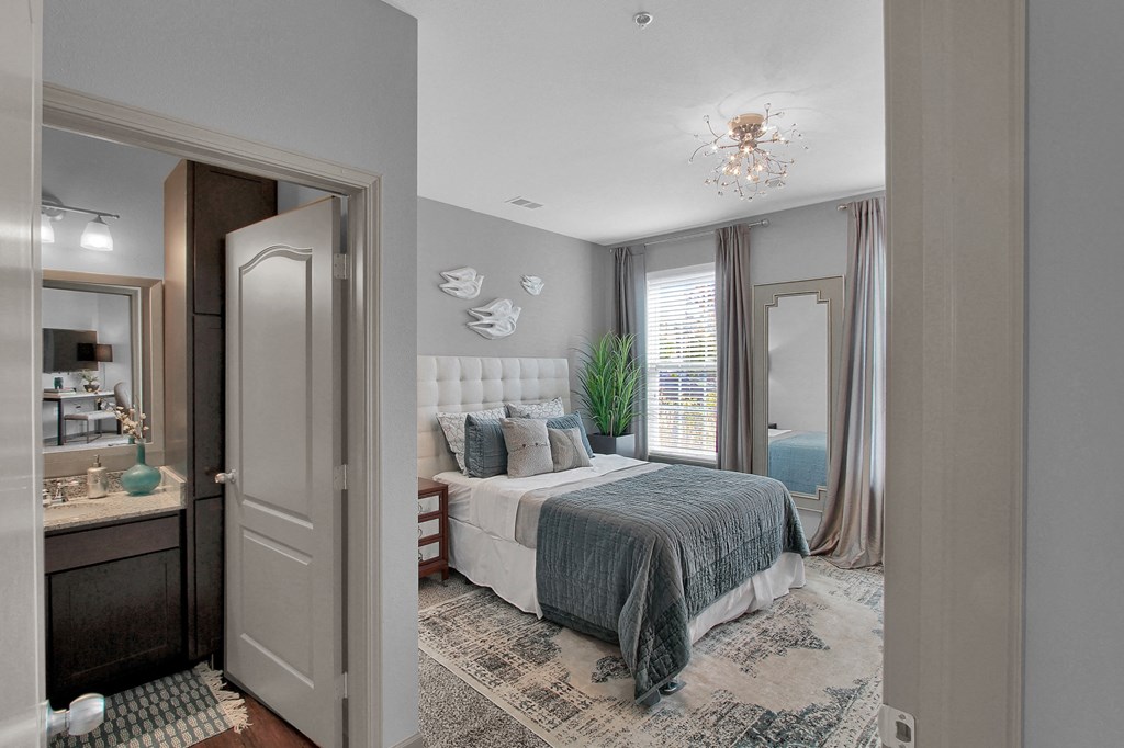 Bedroom at The Avenue at Polaris Apartments, Columbus, Ohio