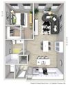 A12 - 1 Bedroom 1 Bathroom A12 - 1 Bedroom 1 Bathroom