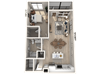 A18 - 1 Bedroom 1 Bathroom Floor plan A18 - 1 Bedroom 1 Bathroom Floor plan at Ironwood Flats, Florida