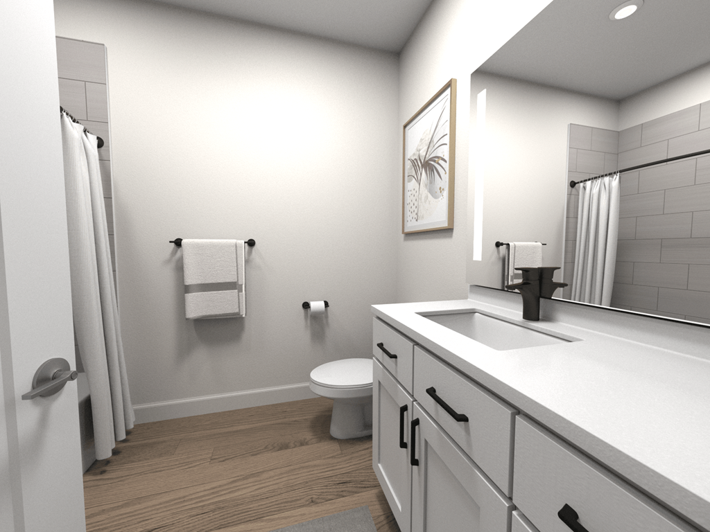Bathroom in A1  at Upper Vue Flats, Dublin, OH, 43016