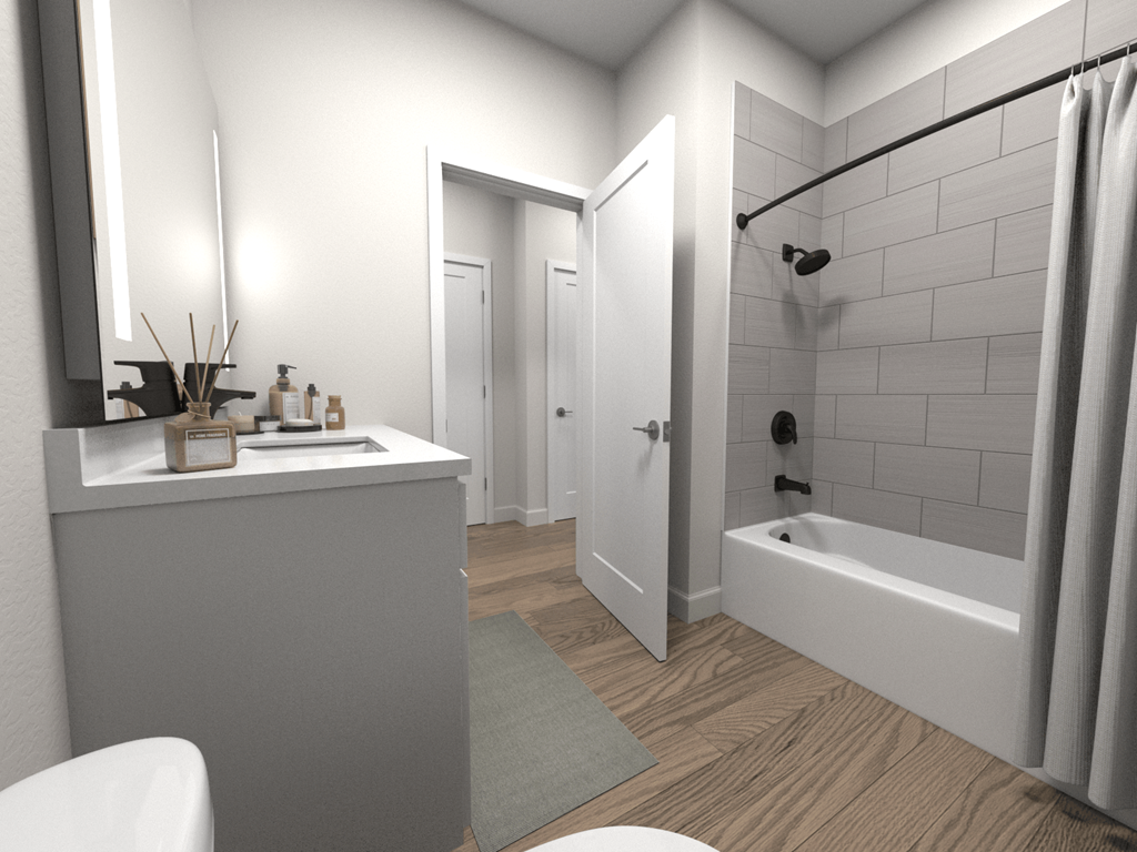 Bathroom in A1  at Upper Vue Flats, Dublin