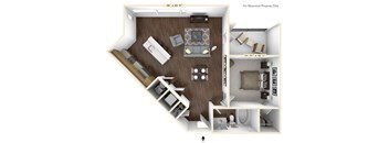A3 Floor Plan  at Avant & Avant II, Carmel, Indiana
