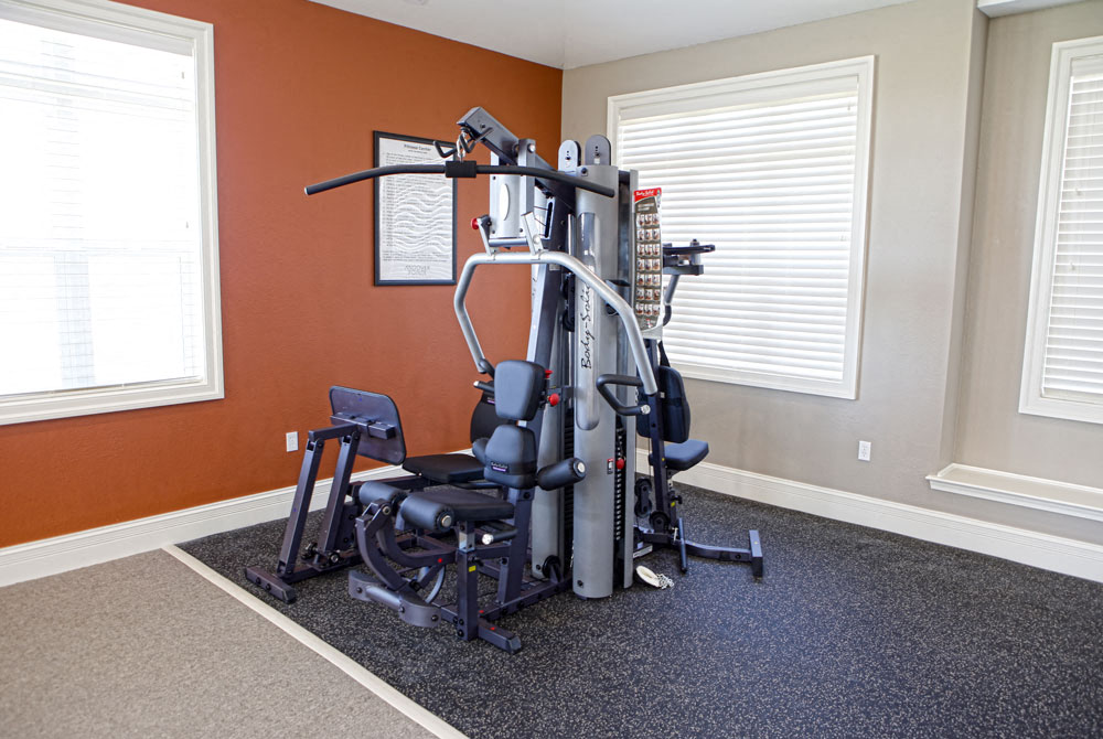 Fitness Center with updated equipment at Andover Pointe Apartment Homes, Nebraska