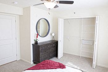 Bedroom with Walk-in Closet at Andover Pointe Apartment Homes in La Vista, Nebraska