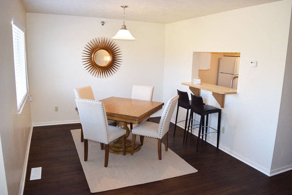 Designated Dining Areas at Autumn Lakes Apartments and Townhomes, Mishawaka, Indiana