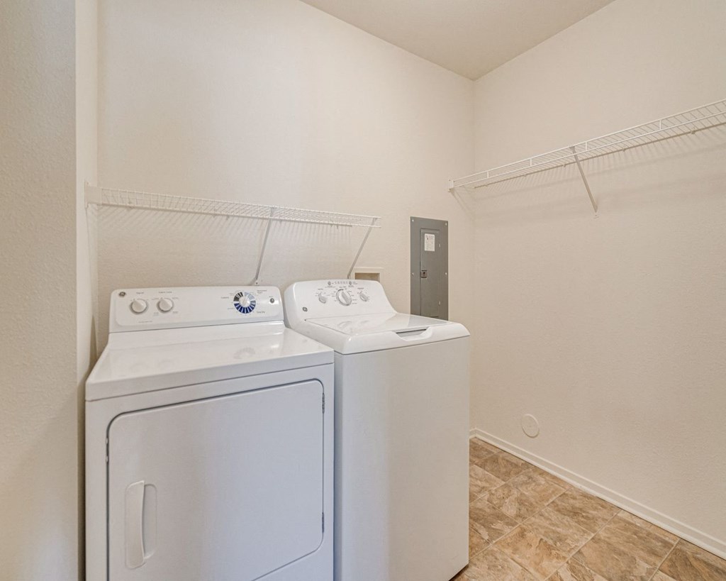 Aster Layout In Unit Washer Dryer at The Harbours Apartments, MI 48038