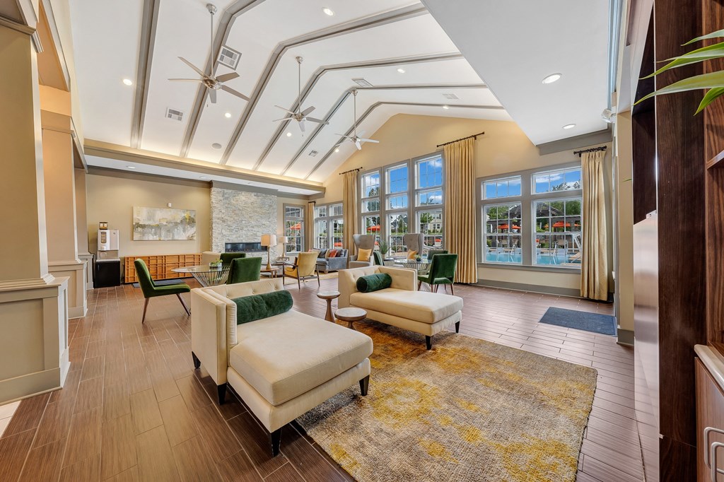 Clubhouse Angle at Avellan Springs Apartments, Morrisville, North Carolina