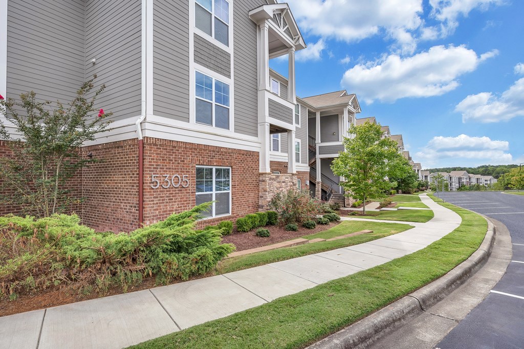 Walking Path at Avellan Springs Apartments, Morrisville, NC, 27560