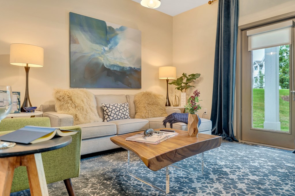 Model Furniture at Avellan Springs Apartments, Morrisville