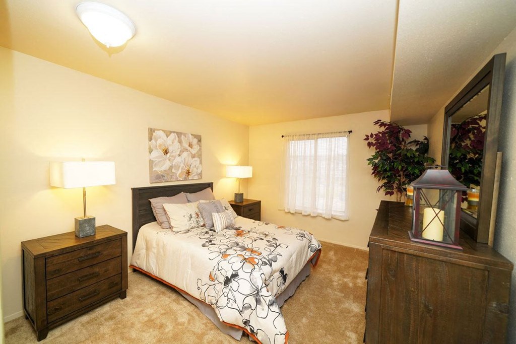 Spacious Bedrooms at Briarwood Apartments, Benton Harbor, MI, 49022