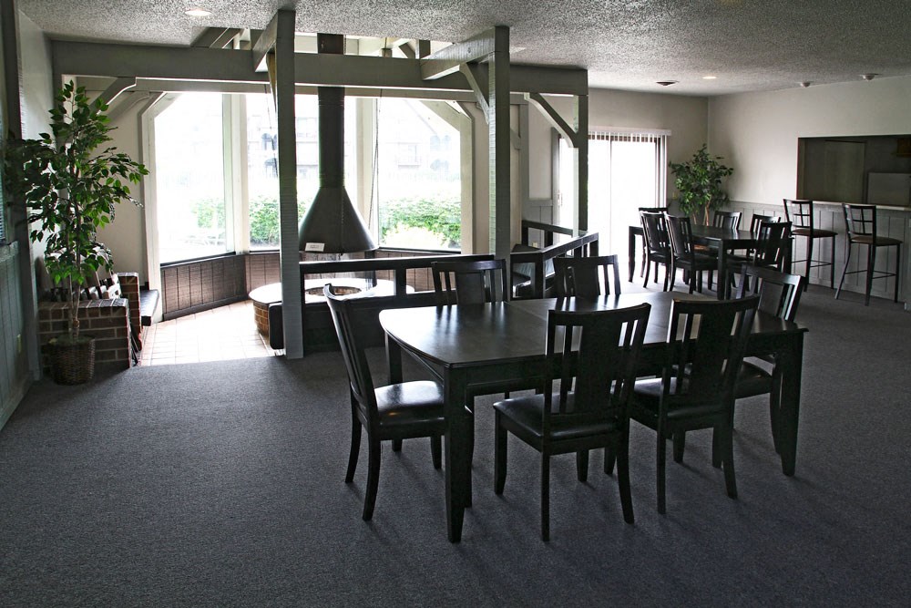 Clubhouse Lounge Area at Brookside Apartments, Michigan