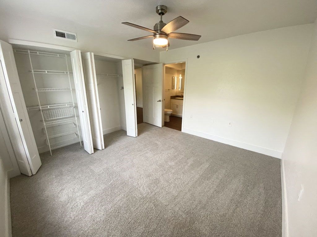 Second Bedroom with an Ensuite at Byron Lakes Apartments, Byron Center, Michigan