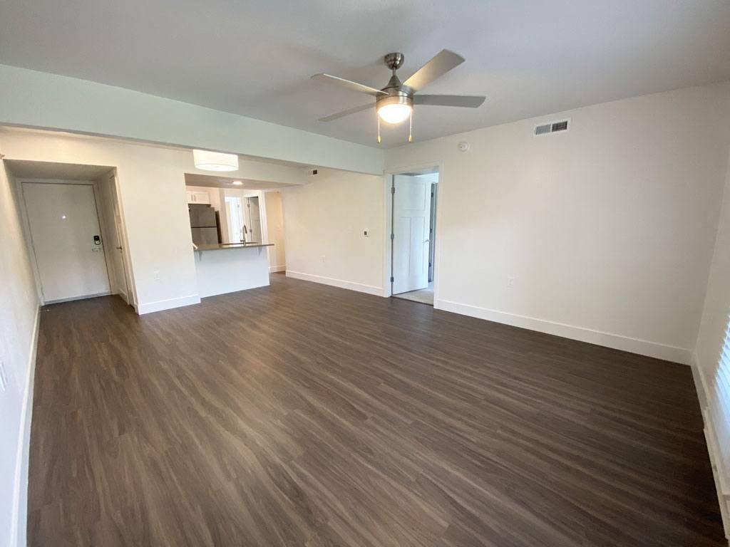 Spacious Living/Dining Area in Two Bedroom at Byron Lakes Apartments in Byron Center, MI