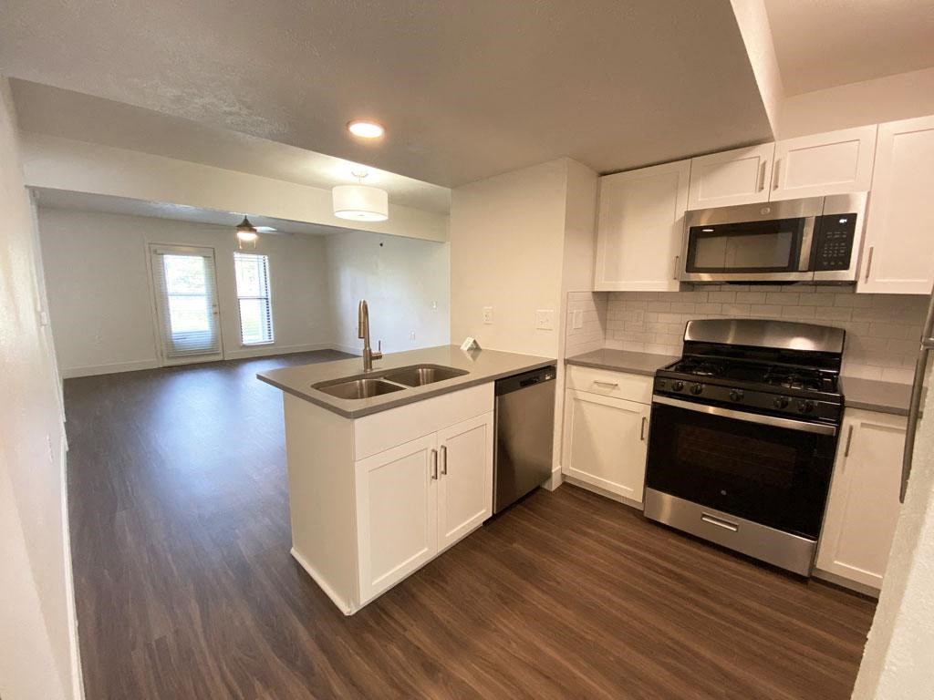Two Bedroom Kitchen at Byron Lakes Apartments in Byron Center, MI