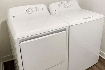 Full-Size Washer and Dryer at Byron Lakes Apartments, Michigan