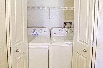 Full-Size Washer and Dryer at Byron Lakes Apartments, Michigan