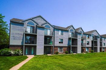 Private Balcony or Patio Slider To Patio at Green Ridge Apartments in Grand Rapids, MI