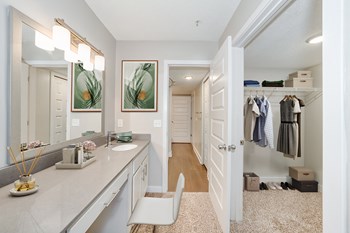 Master Bathroom Vanity Master Bathroom Vanity at Waterfront Apartments in Virginia Beach, VA 23453 - Photo Gallery 5