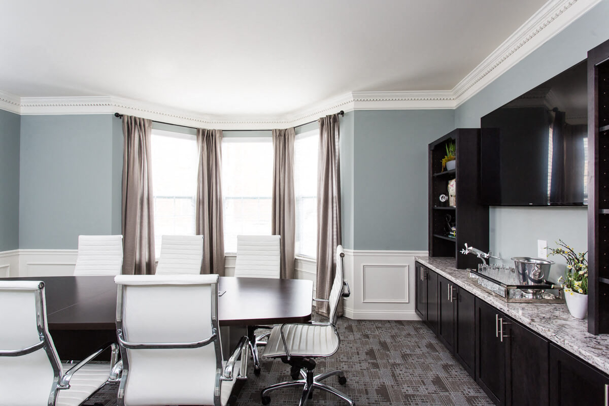 Carpeted Conference Room, At Bella Vista Apartments, Fishers IN 46038