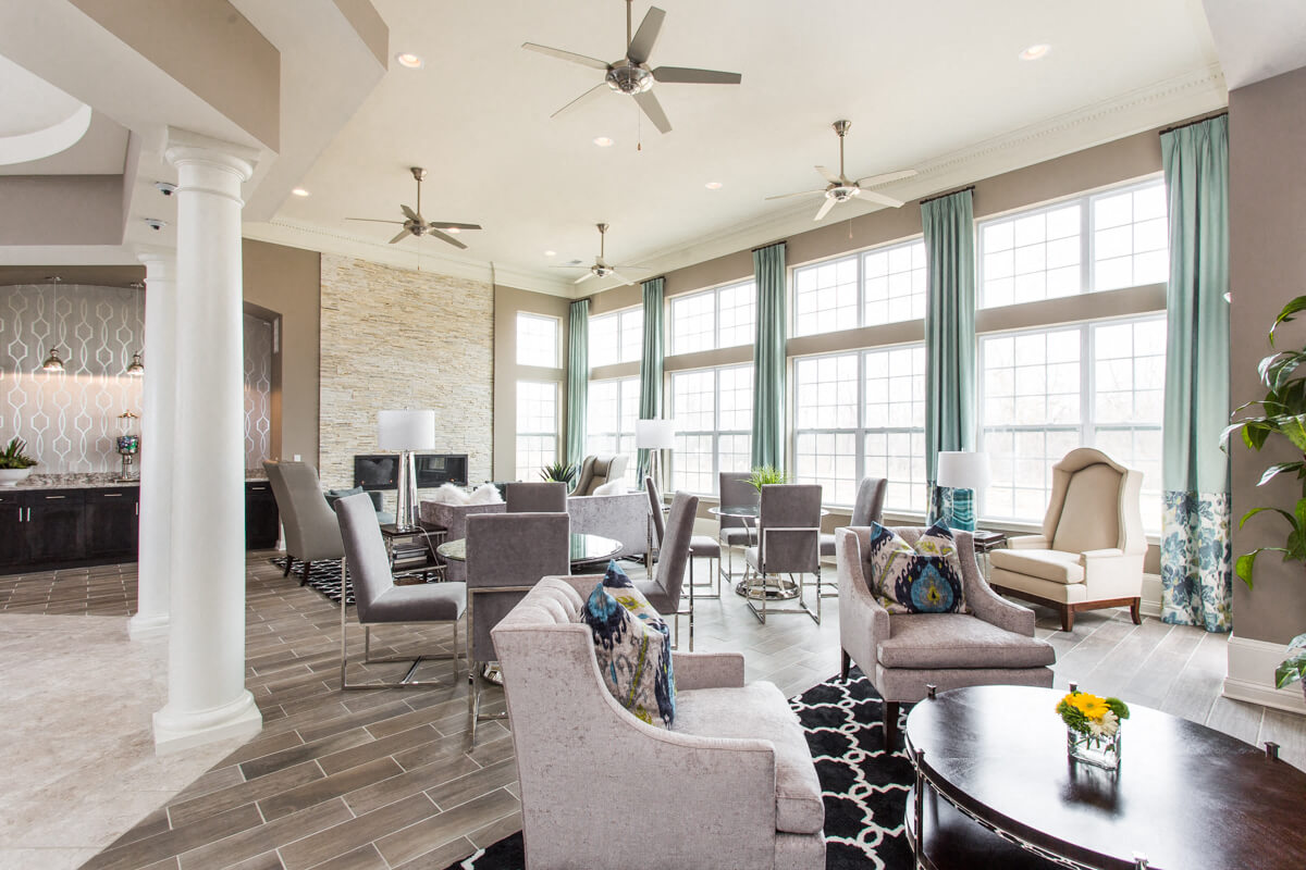 Large Community Clubhouse, At Bella Vista Apartments, 10732 Bella Vista Drive Fishers 46038