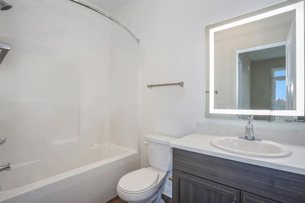 Modern Bathroom at Meadowbrooke Apartment Homes in Kentwood, MI 49512
