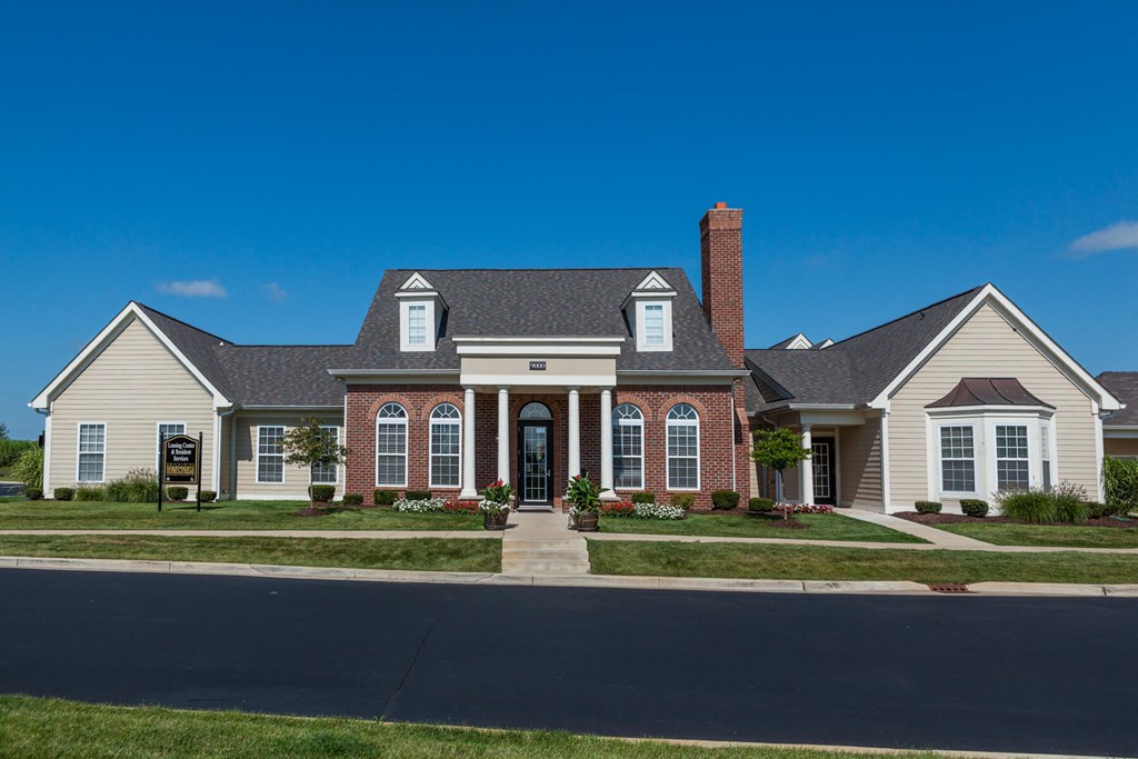 Clubhouse and Leasing Office at Brickshire Apartments, Merrillville, IN, 46410