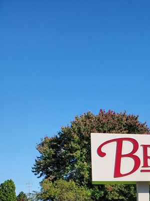 Briarwood Signage at Briarwood Apartments, Benton Harbor, Michigan