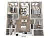 C12 - 2Bedroom 2 Bathroom Floor plan C12 - 2Bedroom 2 Bathroom Floor plan at Ironwood Flats, Brandon, Florida