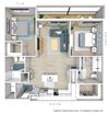 C13 - 2Bedroom 2 Bathroom C13 - 2Bedroom 2 Bathroom