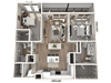 C13 - 2Bedroom 2 Bathroom Floor plan C13 - 2Bedroom 2 Bathroom Floor plan at Ironwood Flats, Brandon