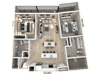 C22 - 2Bedroom 2 Bathroom Floor plan C22 - 2Bedroom 2 Bathroom Floor plan at Ironwood Flats, Florida, 33511