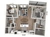 C31 - 2Bedroom 2 Bathroom Floor plan C31 - 2Bedroom 2 Bathroom Floor plan at Ironwood Flats, Brandon, FL