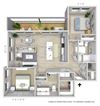 C41 - 2Bedroom 2 Bathroom C41 - 2Bedroom 2 Bathroom