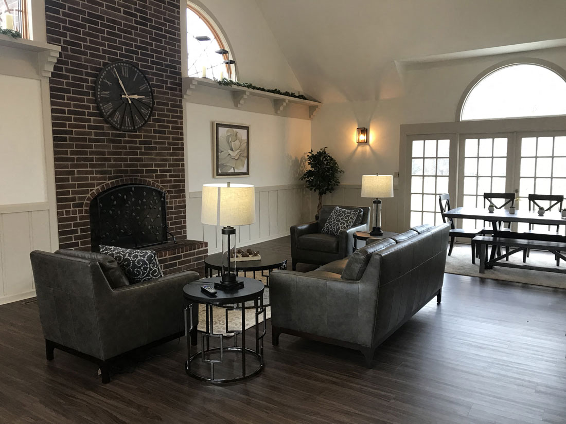 Remodeled Community Building at Hurwich Farms Apartments in South Bend, Indiana