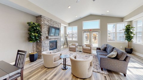 Clubhouse with Lots of Natural Light at Chase Creek Apartment Homes, Huntsville, 35811