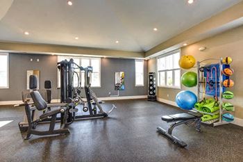 24/7 Fitness Center with Wi Fi at Chase Creek Apartment Homes in Huntsville, AL 35811