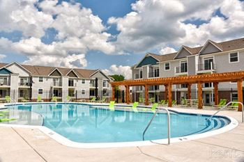 Swimming Pool with Sundeck at Chase Creek Apartment Homes in Huntsville, AL 35811