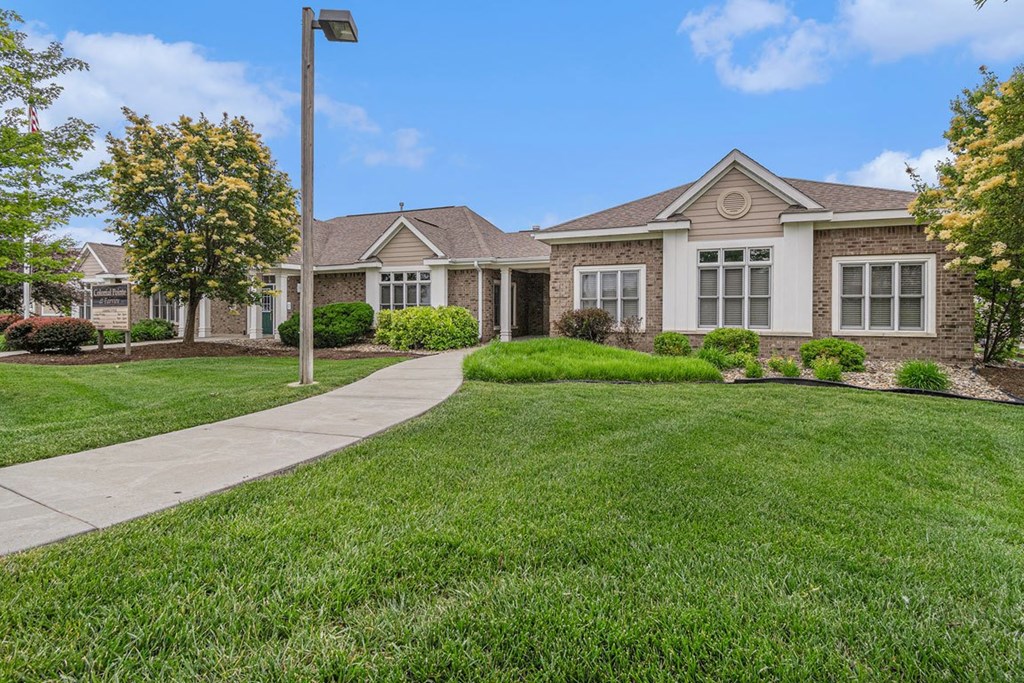 Leasing, Office, Community Clubhouse, and Fitness Center at Colonial Pointe at Fairview Apartments in Bellevue, NE
