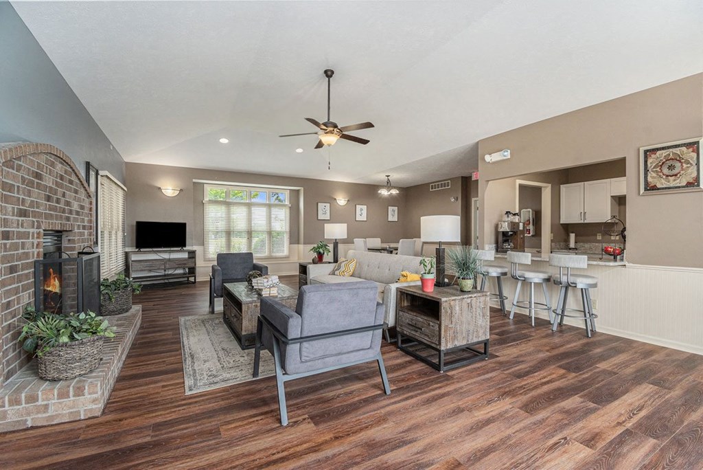 Clubhouse with Wi-Fi at Colonial Pointe at Fairview Apartments, Nebraska