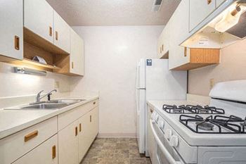 Fully Equipped Kitchen at Concord Place Apartments in Kalamazoo, MI